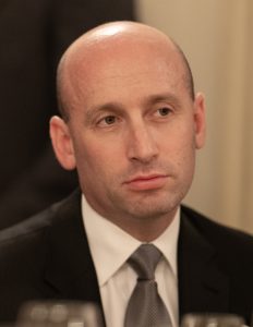Photograph of Stephen Miller, the Deputy Chief for Policy and Homeland Security in the Trump administration.