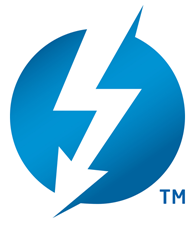 The Thunderbolt logo.
